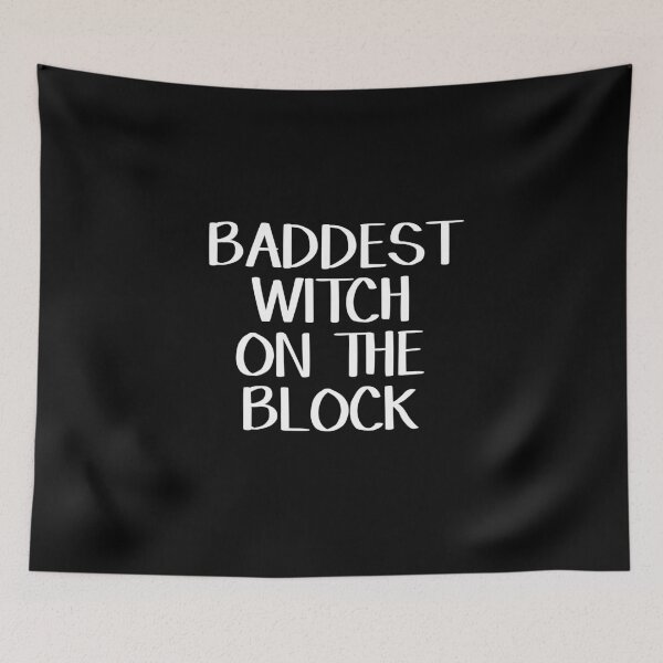 Item preview, Baddest witch on the block designed and sold by allthetees.