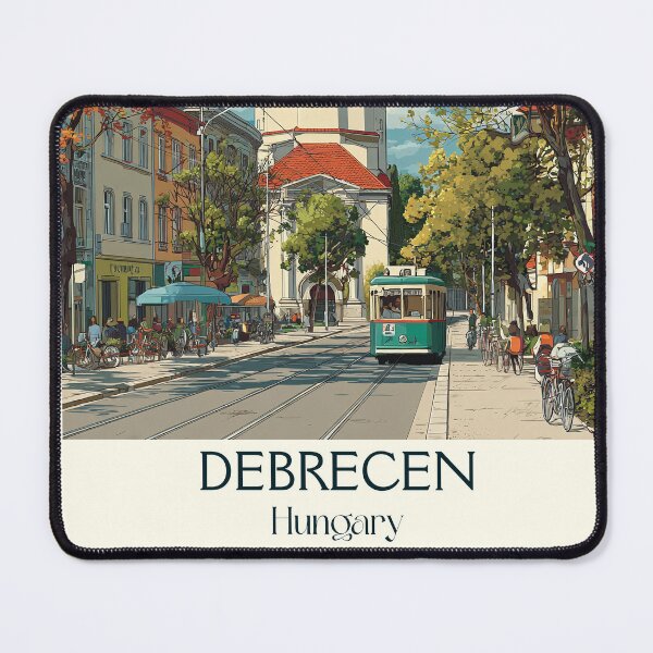Item preview, Debrecen Hungary Great Church Plaza Art designed and sold by TuncGK.