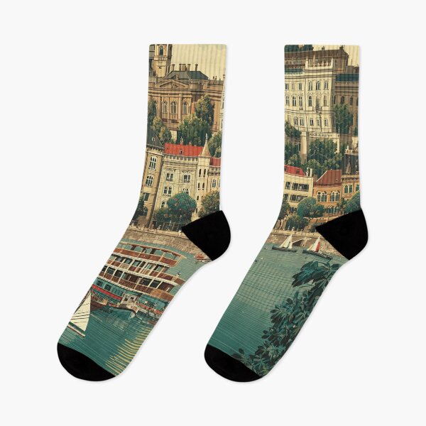 Item preview, Budapest Hungary Parliament River Design designed and sold by TuncGK.