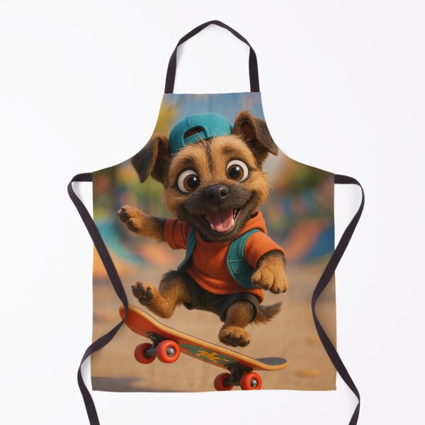 Item preview, Skater Border Terrier designed and sold by Sillytoe.