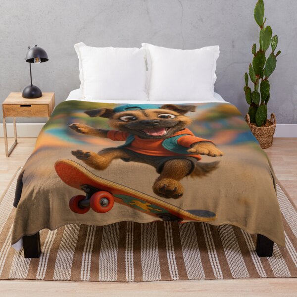 Item preview, Skater Border Terrier designed and sold by Sillytoe.