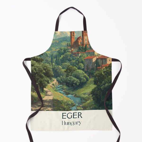 Item preview, Eger Hungary Castle Valley Wine Art designed and sold by TuncGK.