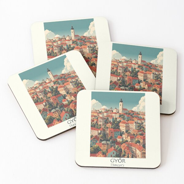 Item preview, Győr Hungary River Corner Heritage Design designed and sold by TuncGK.