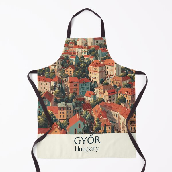 Item preview, Győr Hungary River Corner Heritage Design designed and sold by TuncGK.