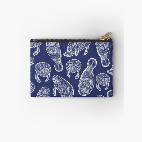 Item preview, Manatees - Navy & White designed and sold by Elizabeth Weglein.