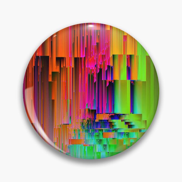 Item preview, Cyberpunk Futuristic Vibrantly Colorful Abstract Glitch Design Art designed and sold by DEC02.