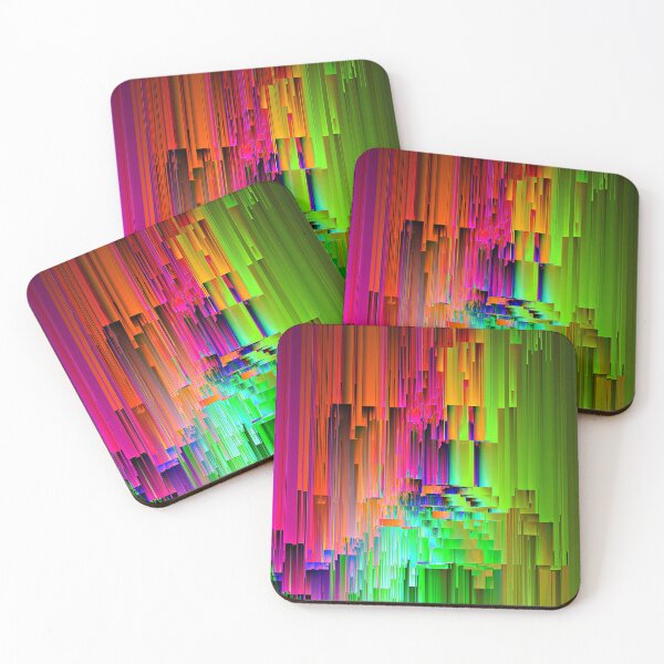 Item preview, Cyberpunk Futuristic Vibrantly Colorful Abstract Glitch Design Art designed and sold by DEC02.