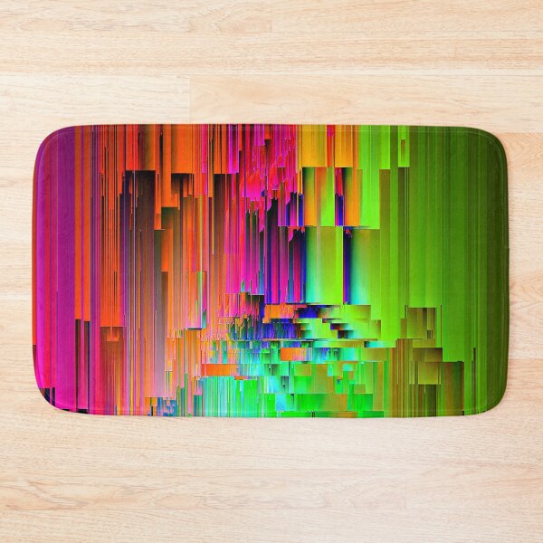 Item preview, Cyberpunk Futuristic Vibrantly Colorful Abstract Glitch Design Art designed and sold by DEC02.