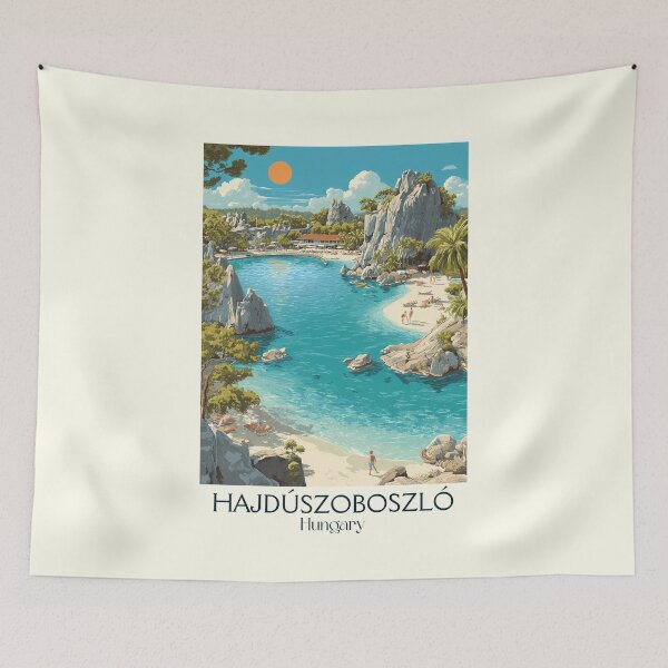 Item preview, Hajdúszoboszló Hungary Thermal Paradise Art designed and sold by TuncGK.
