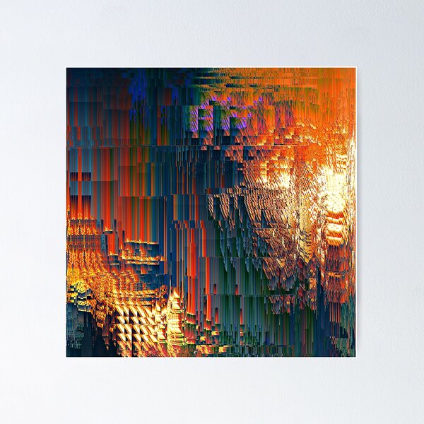 Item preview, Cyberpunk Futuristic Bold And Edgy Abstract Glitch Art designed and sold by DEC02.
