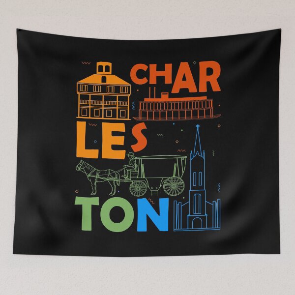 Artikelvorschau, Charleston South Carolina Souvenir Männer Charleston entworfen und verkauft von DSWShirts.