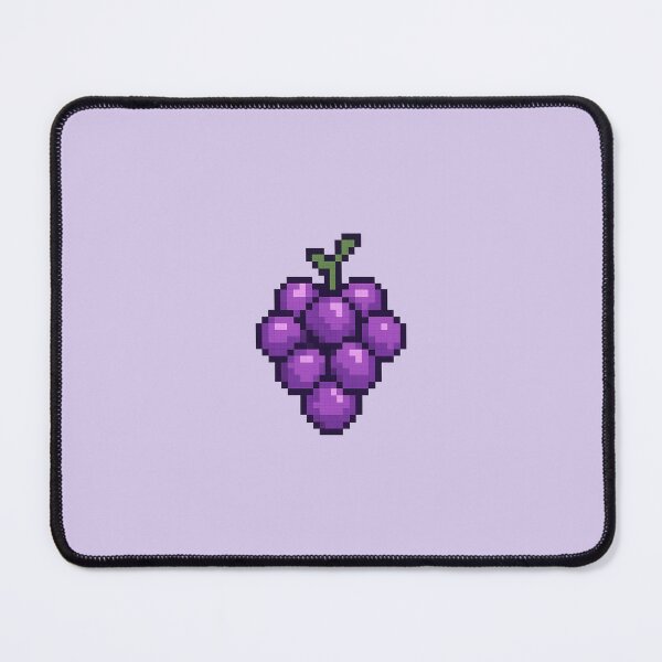 Item preview, Retro Pixel Grapes – Cute 8‑Bit Purple Fruit designed and sold by Planthem.