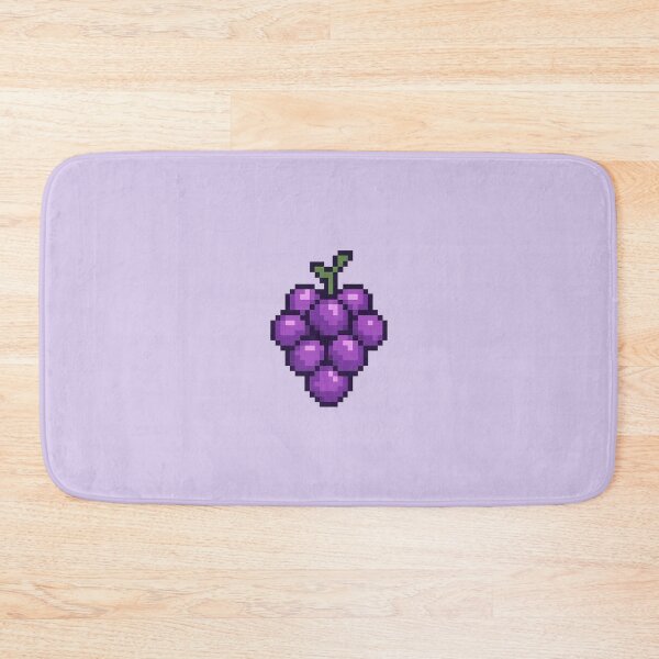 Item preview, Retro Pixel Grapes – Cute 8‑Bit Purple Fruit designed and sold by Planthem.