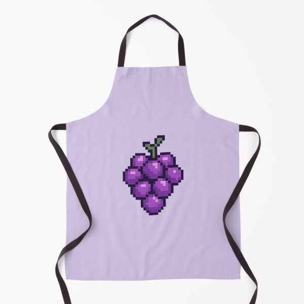 Item preview, Retro Pixel Grapes – Cute 8‑Bit Purple Fruit designed and sold by Planthem.