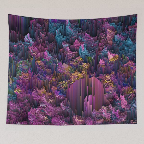 Item preview, Cyberpunk Futuristic Neon-Colored Soft Blur Abstract Art designed and sold by DEC02.