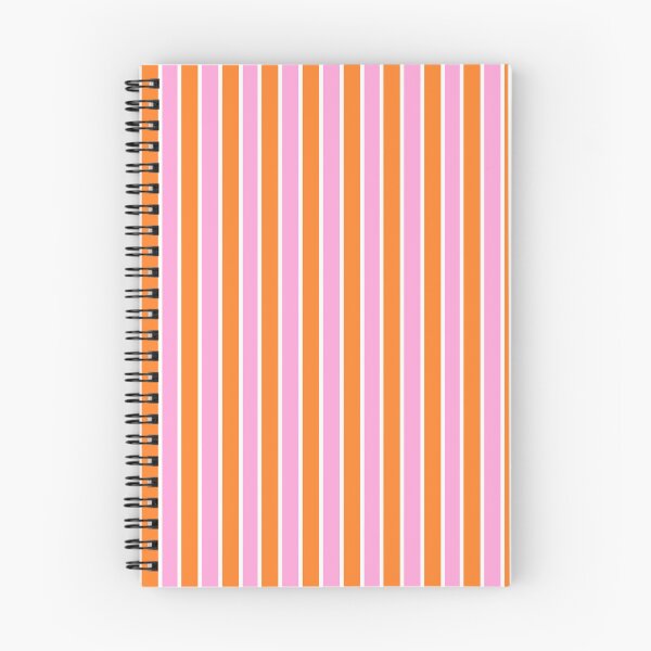 Item preview, Pink, Orange and Thin White Stripes Pinstripes designed and sold by OneThreeSix.