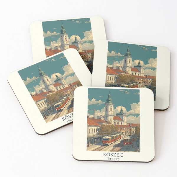 Item preview, Kőszeg Hungary Border Castle Town Art designed and sold by TuncGK.
