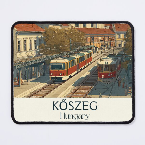 Item preview, Kőszeg Hungary Border Castle Town Art designed and sold by TuncGK.