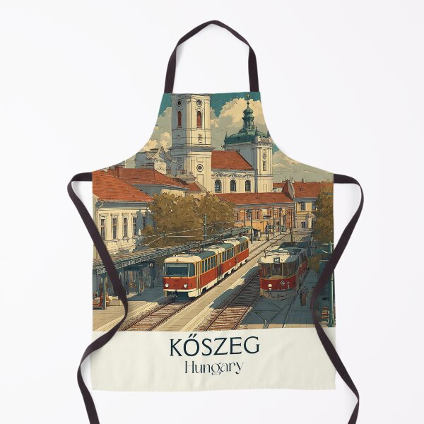 Item preview, Kőszeg Hungary Border Castle Town Art designed and sold by TuncGK.