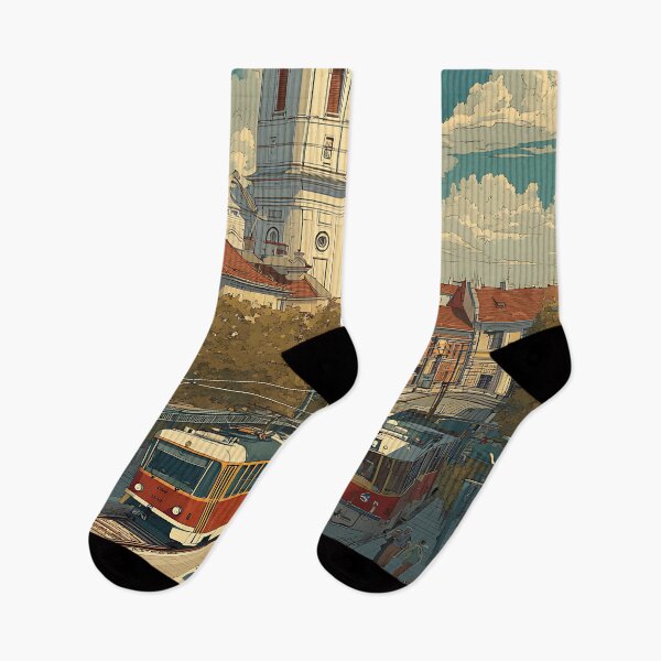 Item preview, Kőszeg Hungary Border Castle Town Art designed and sold by TuncGK.