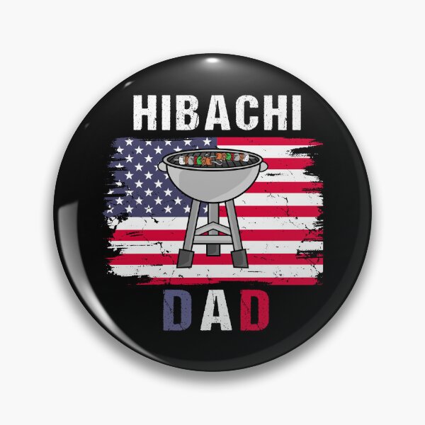 Item preview, Hibachi Dad American Flag Grill Hibachi designed and sold by DSWShirts.