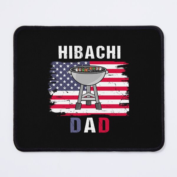 Item preview, Hibachi Dad American Flag Grill Hibachi designed and sold by DSWShirts.