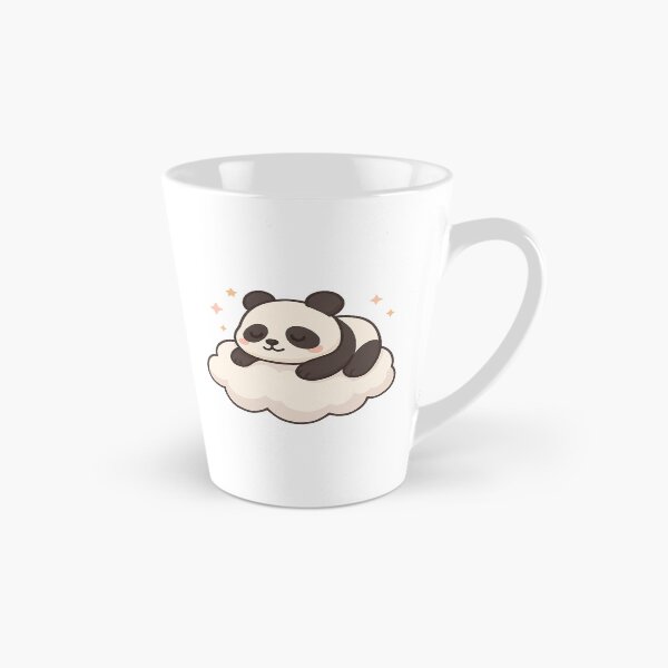 Item preview, Sleepy Cloud Panda – Cute Kawaii Animal on Fluffy Cloud with Stars designed and sold by SheepyDaily.