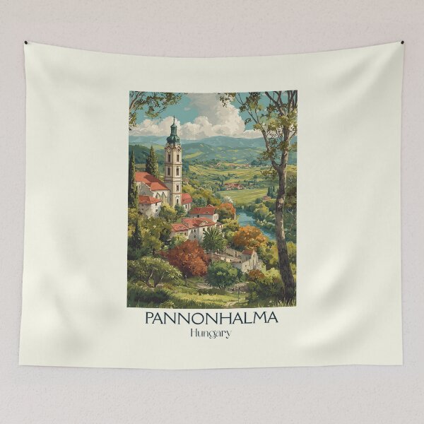 Item preview, Pannonhalma Hungary Abbey Hills Design designed and sold by TuncGK.