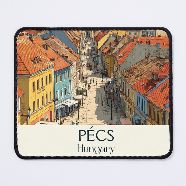 Item preview, Pécs Hungary Roman City Heritage Art designed and sold by TuncGK.