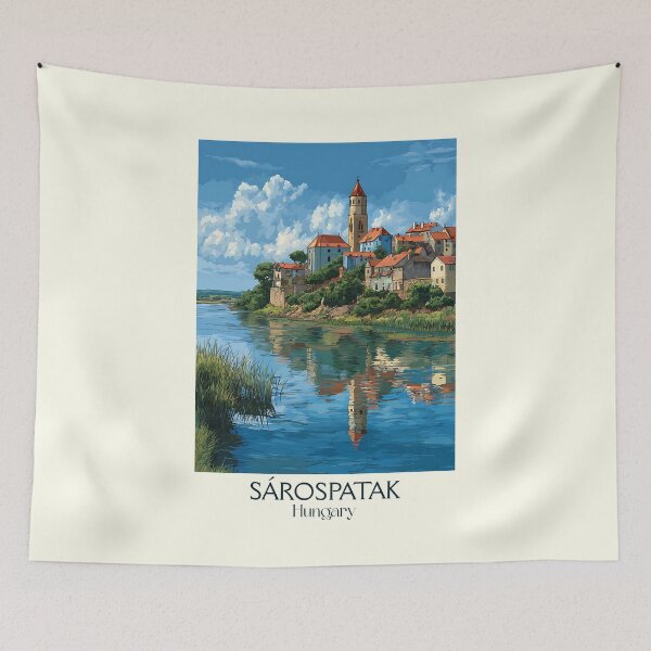 Item preview, Sárospatak Hungary Scholar Castle Art designed and sold by TuncGK.