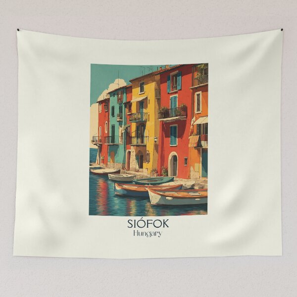 Item preview, Siófok Hungary Golden Shore Design designed and sold by TuncGK.
