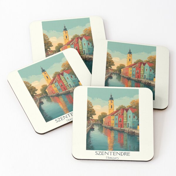 Item preview, Szentendre Hungary Artist Colony River Art designed and sold by TuncGK.