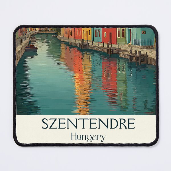 Item preview, Szentendre Hungary Artist Colony River Art designed and sold by TuncGK.