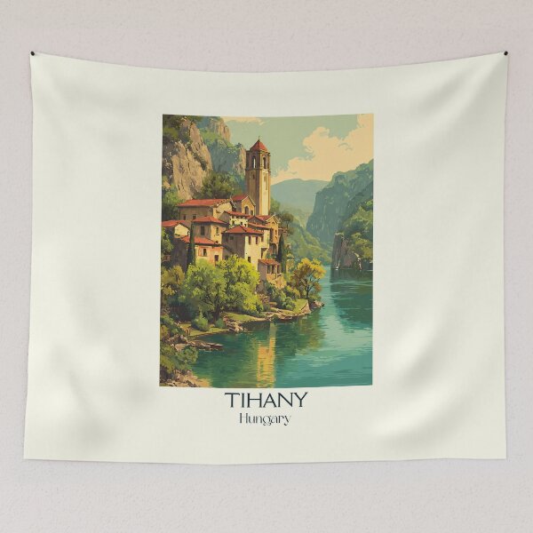 Item preview, Tihany Hungary Abbey Peninsula Art designed and sold by TuncGK.