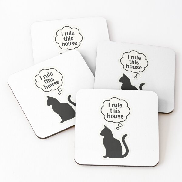 Item preview, Cat Silhouette – “I rule this house” designed and sold by sochadesigner.