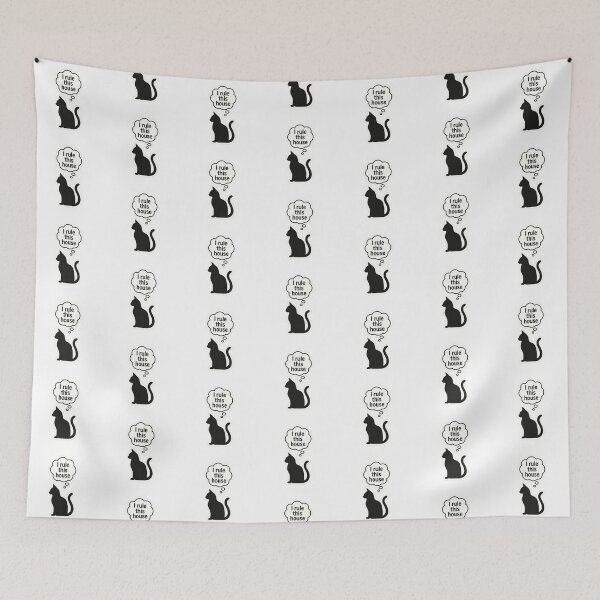 Item preview, Cat Silhouette – “I rule this house” designed and sold by sochadesigner.