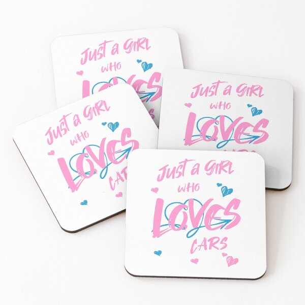 Item preview, Just a Girl Who Loves Cars designed and sold by ByDesign61.