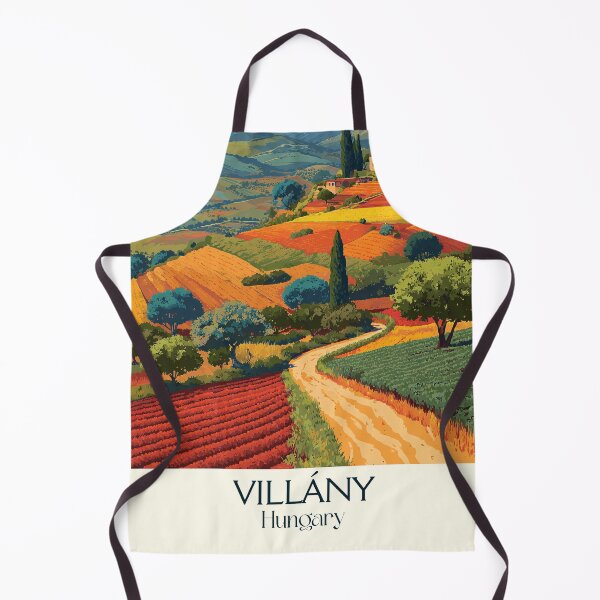 Item preview, Villány Hungary Red Wine Valley Art designed and sold by TuncGK.