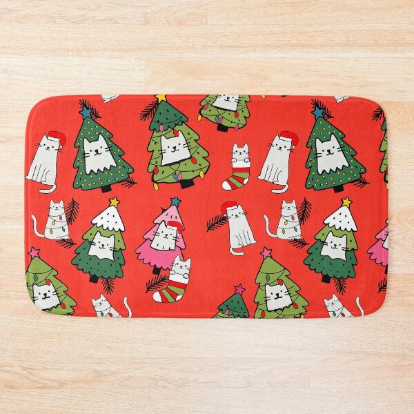 Item preview, Meowy Christmas Trees designed and sold by Loomandlorebyh.