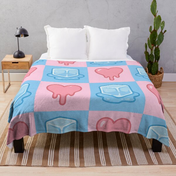 Item preview, Melting Pink Hearts and Ice Cubes Pattern designed and sold by Owcomm.