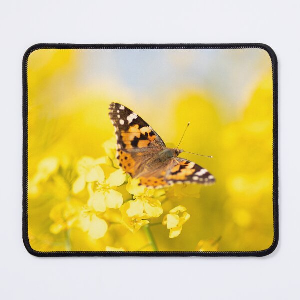 Item preview, Butterfly in a rapeseed field designed and sold by wildwunderwege.