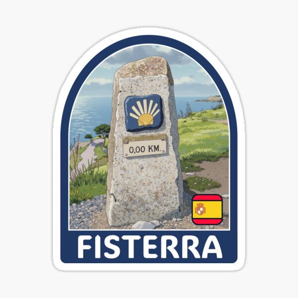 Item preview, Fisterra km 0,00 Camino Santiago Galicia España designed and sold by sticket-travel.