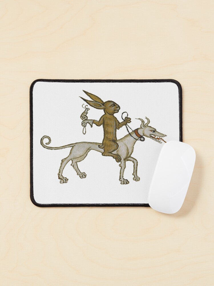 Thumbnail 1 of 5, Mouse Pad, Medieval Rabbit designed and sold by RickE.