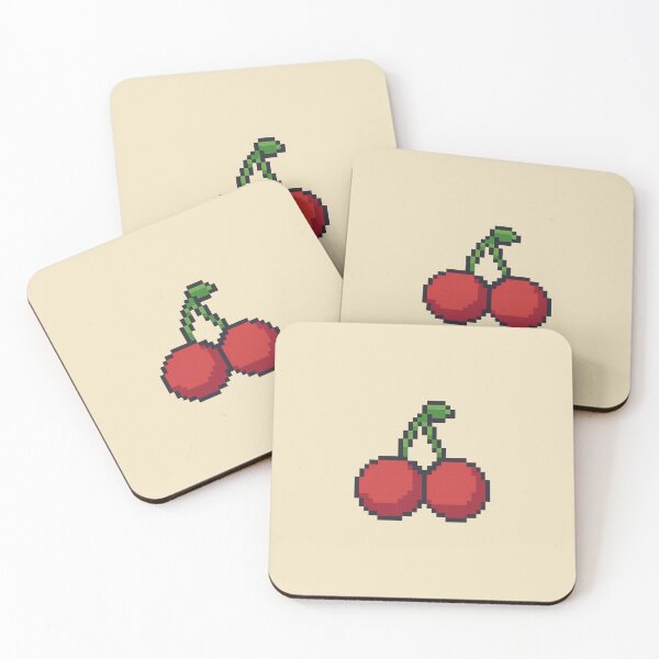 Item preview, Pixel Cherries – Cute 8‑Bit Fruit Art designed and sold by Planthem.