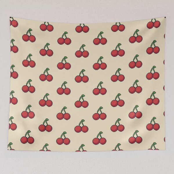 Item preview, Pixel Cherries – Cute 8‑Bit Fruit Art designed and sold by Planthem.