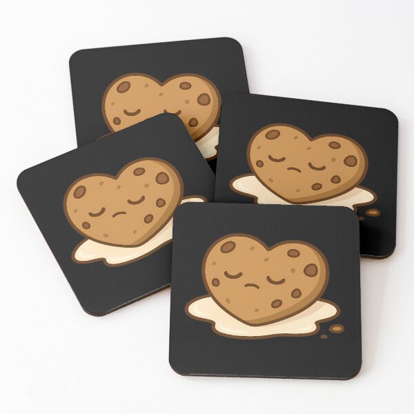 Item preview, Heart-Shaped Chocolate Chip Cookie Melting Love Snack Art T-Shirt  designed and sold by BambaKchula.