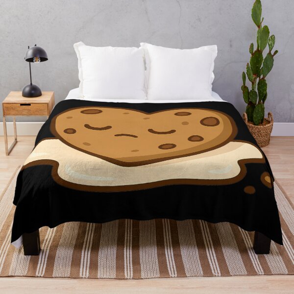 Item preview, Heart-Shaped Chocolate Chip Cookie Melting Love Snack Art T-Shirt designed and sold by BambaKchula.