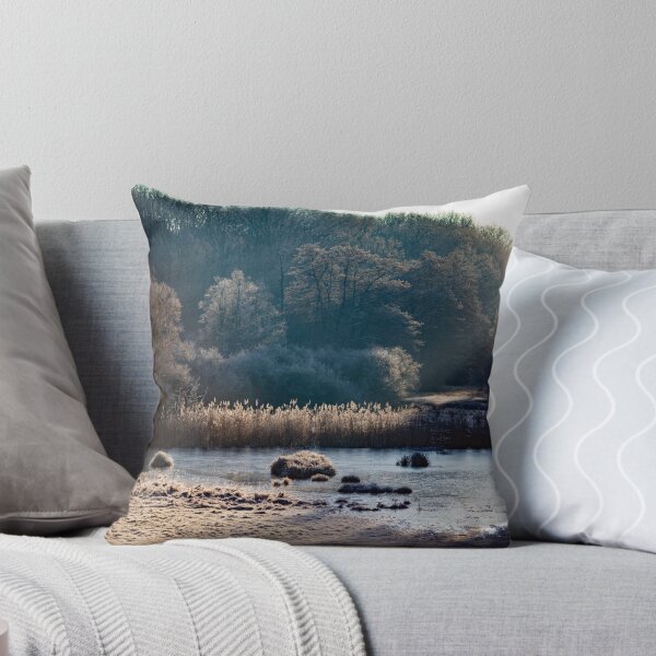 Item preview, Sunrise at the Bieberdamm in winter designed and sold by wildwunderwege.