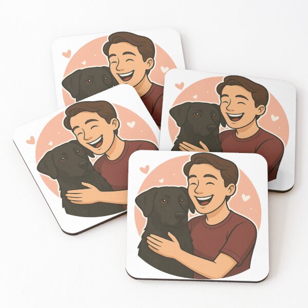 Item preview, Balearic Bond: Man & Majorca Shepherd Cartoon designed and sold by GoodyPaws.