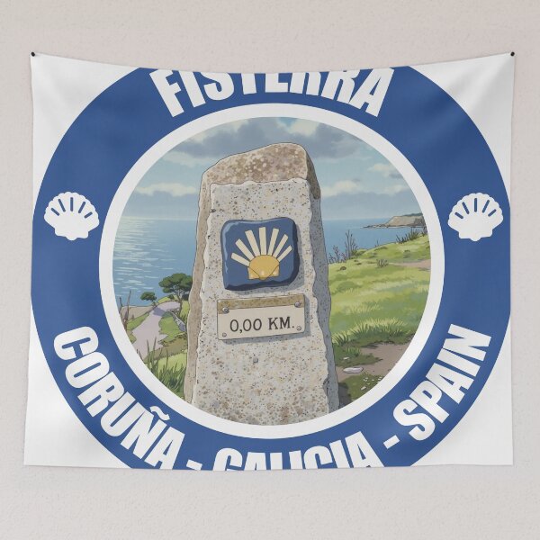 Item preview, Fisterra Camino Santiago Spain designed and sold by sticket-travel.
